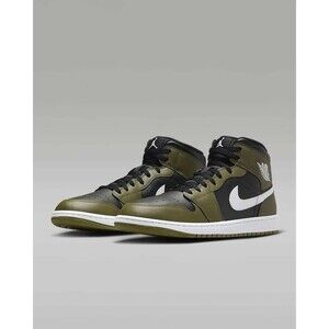 11.5M - [NEW] Men's Air Jordan 1 Mid Shoes 'Black' DQ8426-092